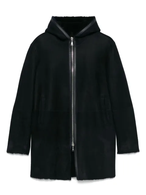 Tagliatore shearling coat Blue WILSONCHI2509