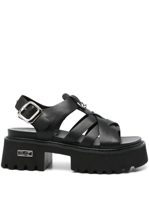 Cult 50mm leather sandals Black CLW453500