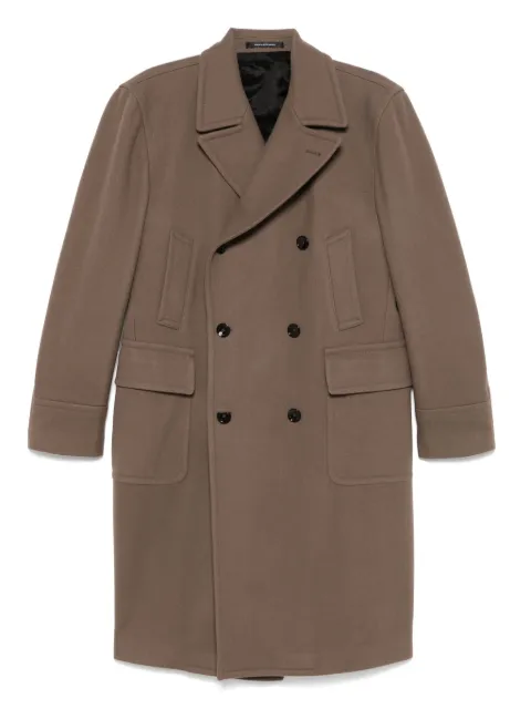 Tagliatore double-breasted coat Brown CSHERRY10W770065U