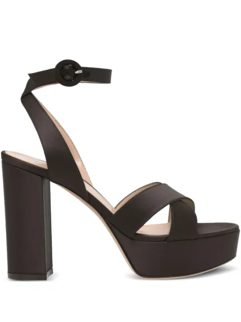 Gianvito Rossi 105mm Sabrina sandals Brown G3262170RICCRE
