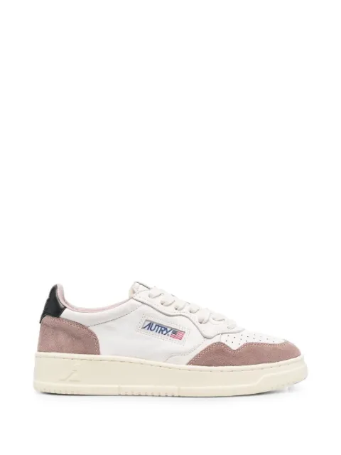 Autry Medalist panelled leather sneakers White AULWGS20