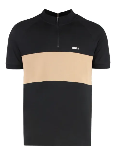 BOSS colour-block polo shirt Black 50538102