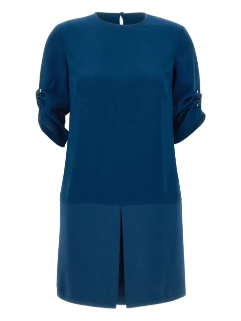LIU JO gathered-detail mini dress Blue CA5246T3970X0648