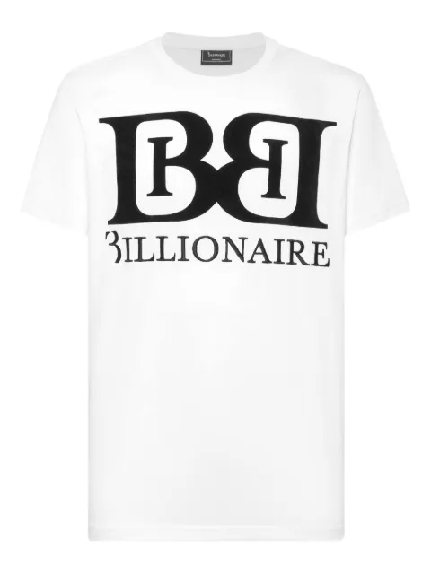 Billionaire logo-print T-shirt White WAECMTK8345BTE014N