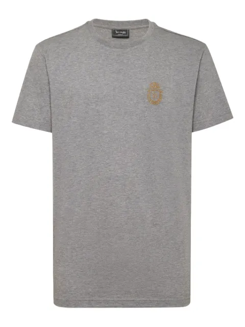 Billionaire Crest round-neck T-shirt Grey WAECMTK8337BTE014N