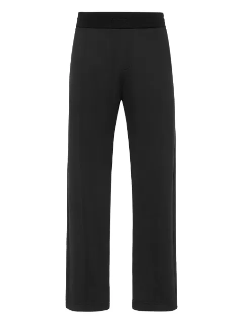 Billionaire cotton straight-leg trousers Black WAECMJT2632BTE004N