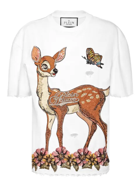 Philipp Plein Fairy destroyed T-shirt White AAECWTK3823PTE004N
