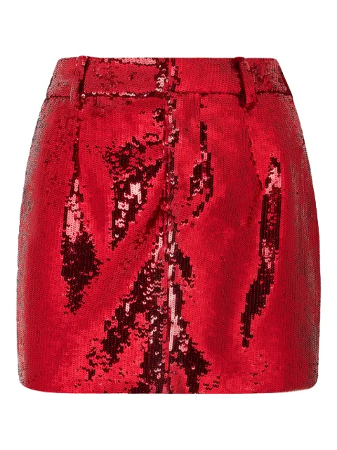 Philipp Plein sequin mini skirt Red AAECWRV0663PTE003N