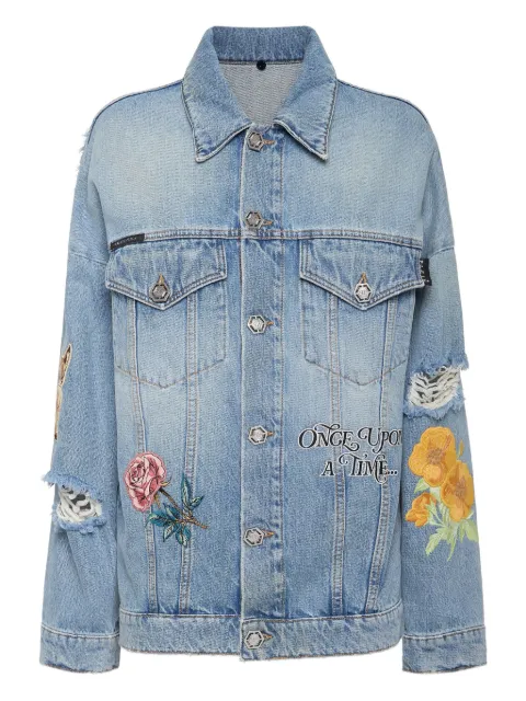 Philipp Plein Roedge Fairy denim jacket Blue AAECWDB0660PDE004N