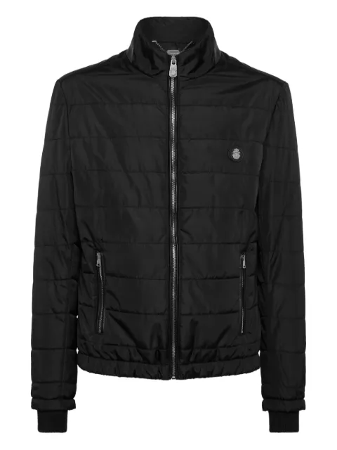 Billionaire quilted leather-trimmed jacket Black OAECMRB2826BTE004N