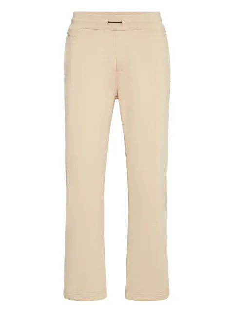 Billionaire logo-patch track pants Neutrals OAECMJT2731BTE004N