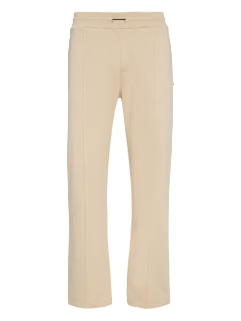 Billionaire logo-embroidered track pants Neutrals OAECMJT2635BTE004N