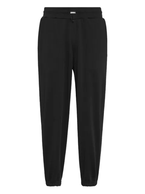 Billionaire lion-emblem track pants Black OAECMJT2622BTE014N