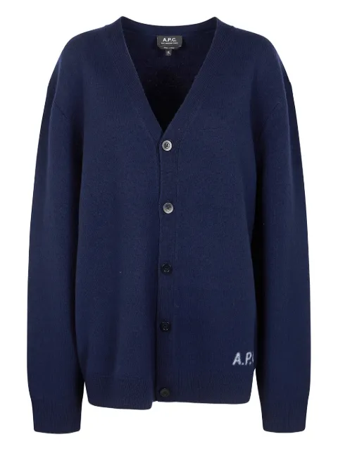 A.P.C. wool cardigan Blue WVBDKH22305