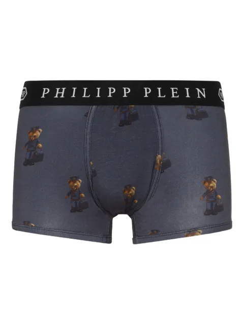 Philipp Plein teddy bear-print boxers Blue FAECMUY0486PTE004N