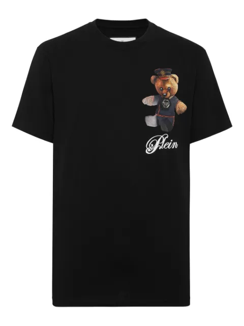 Philipp Plein teddy bear-print T-shirt Black FAECMTK8424PJY002N