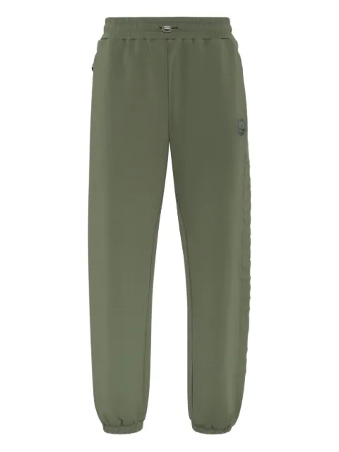 Plein Sport embossed-logo joggers Green FAECMJT2638STE003N