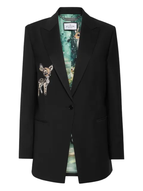 Philipp Plein boyfriend's fit blazer fairy Black AAECWRF0773PTE022N