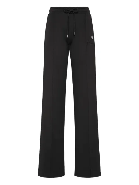 Philipp Plein chenille loose pants fatale Black AAECWJT2184PTE003N