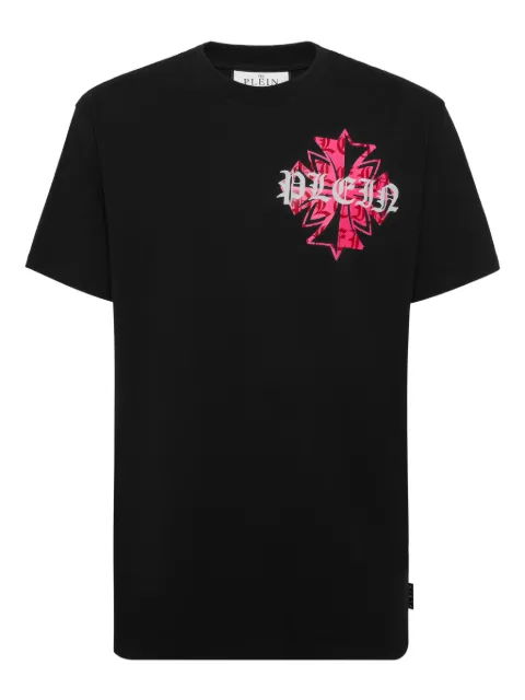 Philipp Plein graphic-print T-shirt Black AAECMTK8698PJY002N