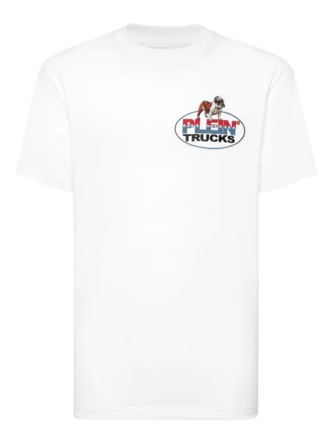 Philipp Plein Bulldog logo-print T-shirt White AAECMTK8628PJY002N