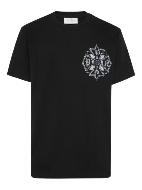 Philipp Plein cross-print T-shirt AAECMTK8626PJY002N