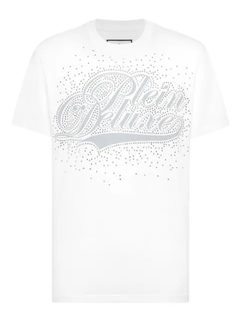 Philipp Plein rhinestone-embellished T-shirt White AAECMTK8617PJY002N