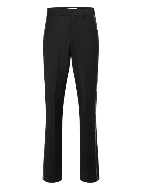 Philipp Plein embellished tailored trousers Black AAECMRT1622PTE022N