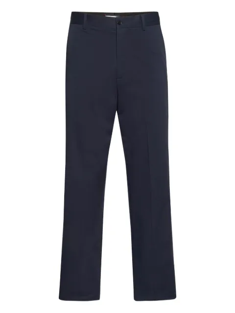 Philipp Plein logo-plaque trousers Blue AAECMRT1624PTE006N