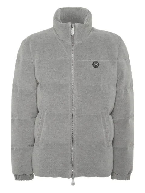 Philipp Plein quilted puffer jacket Grey AAECMRB2877PTE076N
