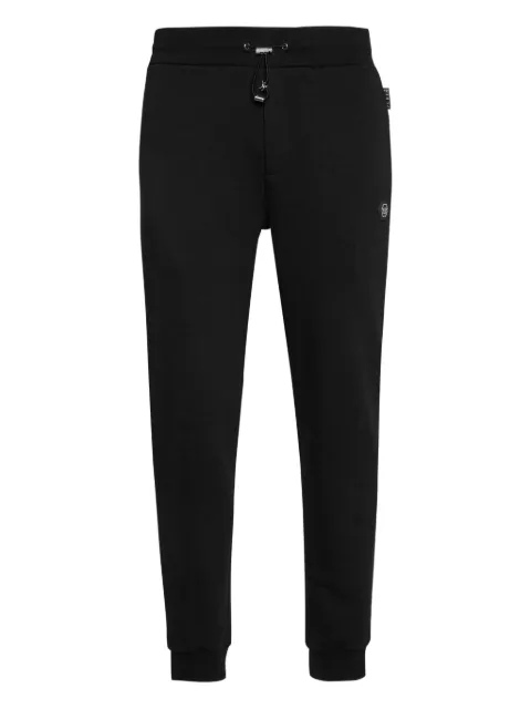 Philipp Plein embroidered-logo track pants Black AAECMJT2655PTE003N