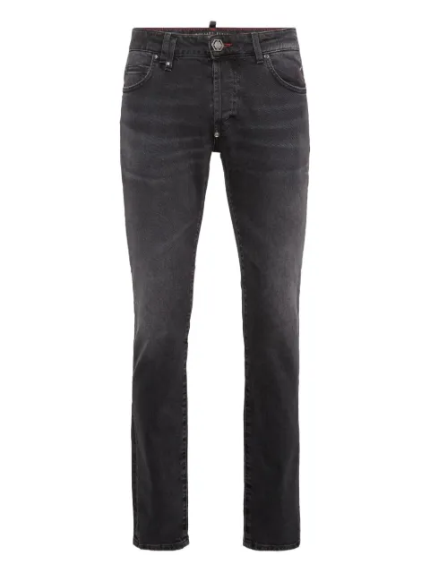 Philipp Plein monogram-skull jeans Grey AAECMDT4226PDE004N