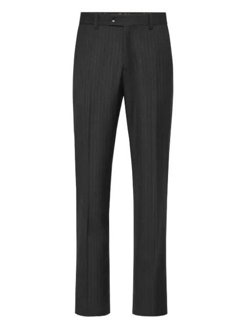 Billionaire Gessato Classic Joy pinstripe trousers Black OAECMRT1605BTE004N