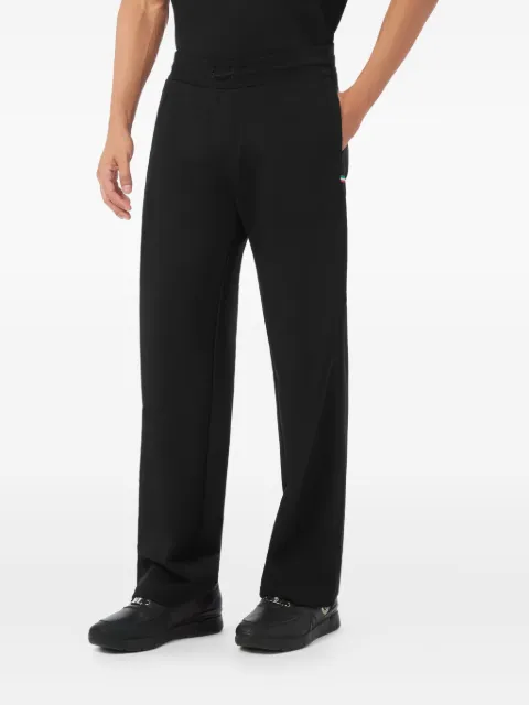 Billionaire logo-patch track pants Black OAECMJT2731BTE004N
