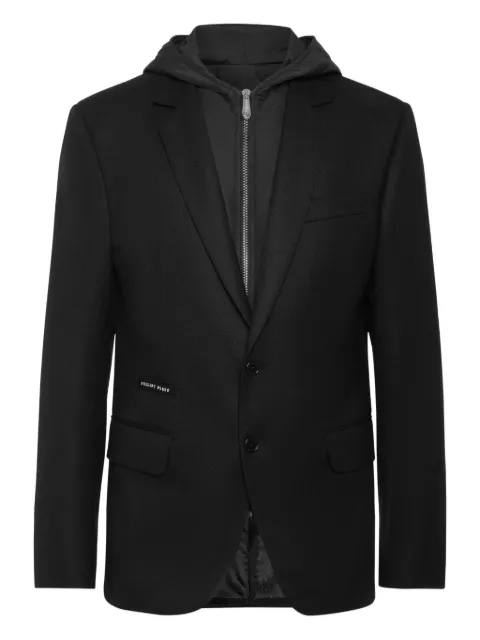 Philipp Plein single-breasted blazer Black FAECMRF2046PTE003N