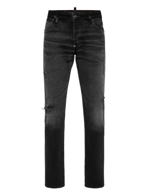 Philipp Plein super straight cut jeans Plein Black FAECMDT4147PDE004N