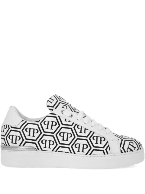 Philipp Plein big monogram low-top sneakers White AAESUSC0863PLE005N