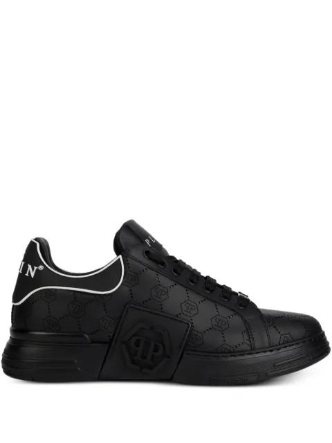 Philipp Plein Phantom monogram low-top sneakers Black AAESUSC0835PLE005N