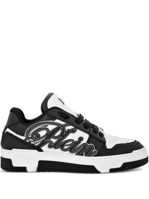 Philipp Plein logo-patch sneakers White AAESUSC0827PLE075N
