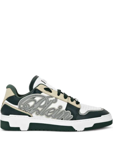 Philipp Plein Plein-patch low-top sneakers White AAESUSC0827PLE075N
