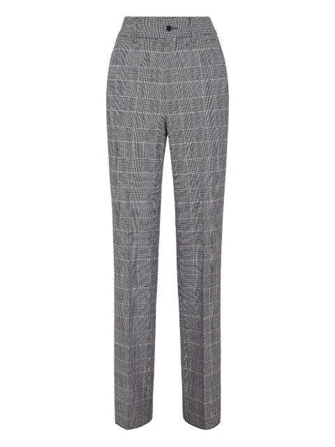 Philipp Plein prince of wales-pattern trousers Grey AAECWRT1630PTE003N