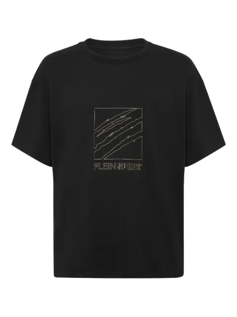 Plein Sport scratch-logo T-shirt Black AAECMTK8765STE001N