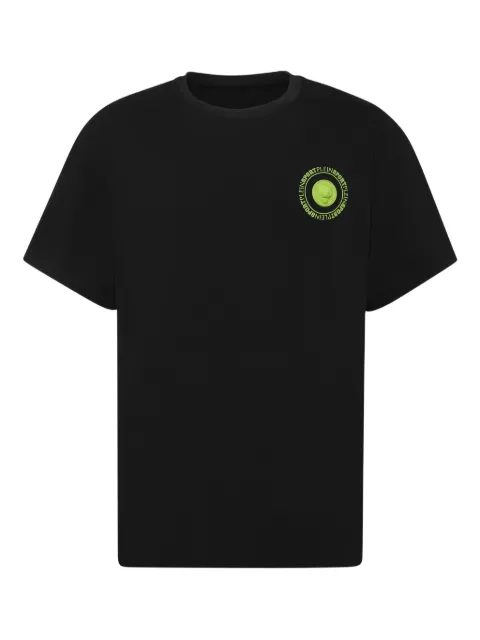 Plein Sport back-logo circular-plaque T-shirt Black AAECMTK8758STE001N
