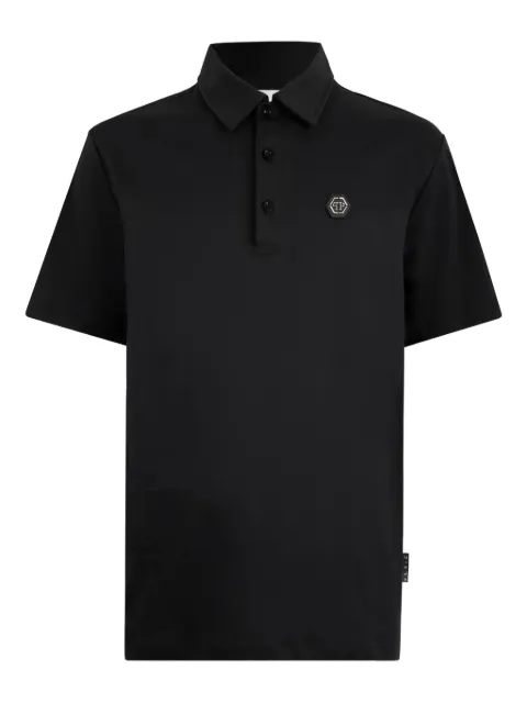 Philipp Plein classic polo shirt Hexagon Black AAECMTK8744PJY002N