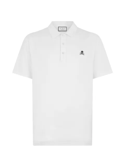 Philipp Plein white polo shirt White AAECMTK8741PJY002N