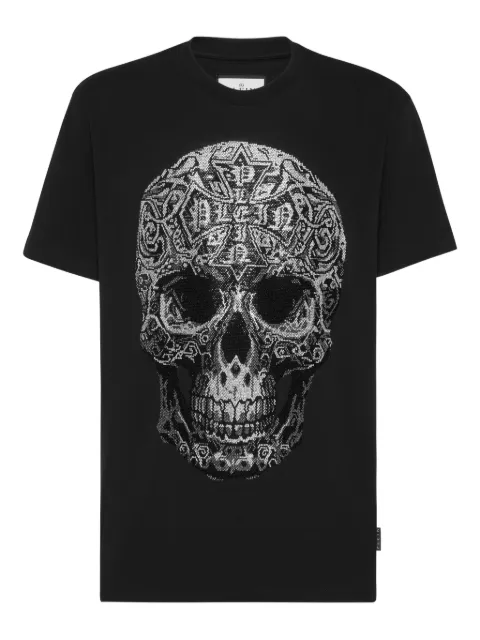 Philipp Plein Gothic Skull T-shirt Black AAECMTK8737PJY002N