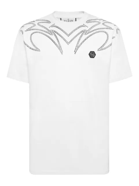 Philipp Plein Texas studs T-shirt White AAECMTK8736PJY002N
