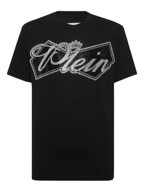 Philipp Plein logo T-shirt Black AAECMTK8726PJY002N