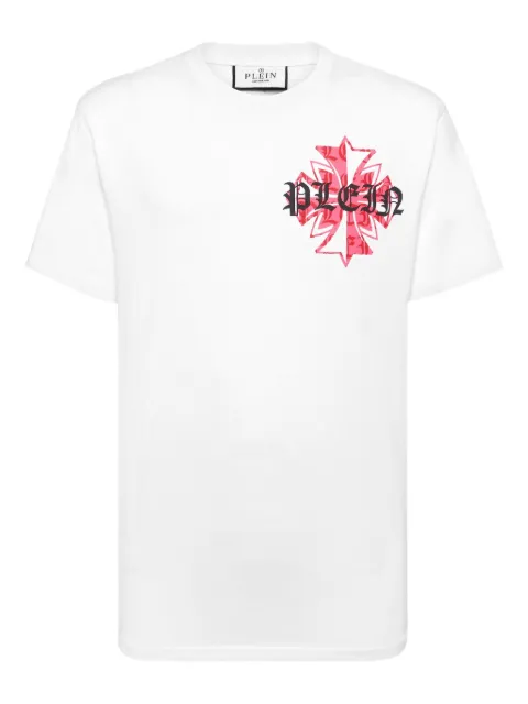 Philipp Plein puffy crest T-shirt White AAECMTK8698PJY002N