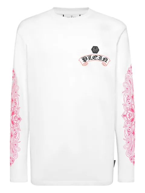 Philipp Plein Chrome Crest t-shirt White AAECMTK8690PJY002N